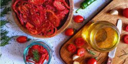 طرز تهیه گوجه خشک خانگی خوشمزه مدل بازاری