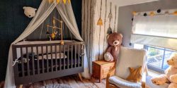دیزاین اتاق خواب نوزاد ساده و زیبا به سبک اروپایی