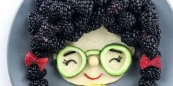 تزئین میوه برای کودکان در بشقاب به شکل فانتزی