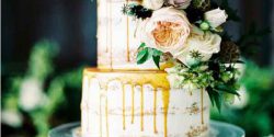 27 مدل از جدیدترین کیک های عروسی با گل طبیعی