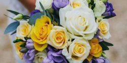 ۲۵ مدل دسته گل عروس اروپایی با گل های طبیعی
