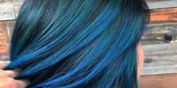 جدیدترین مدل های رنگ موی آبی مشکی و آبی کاربنی