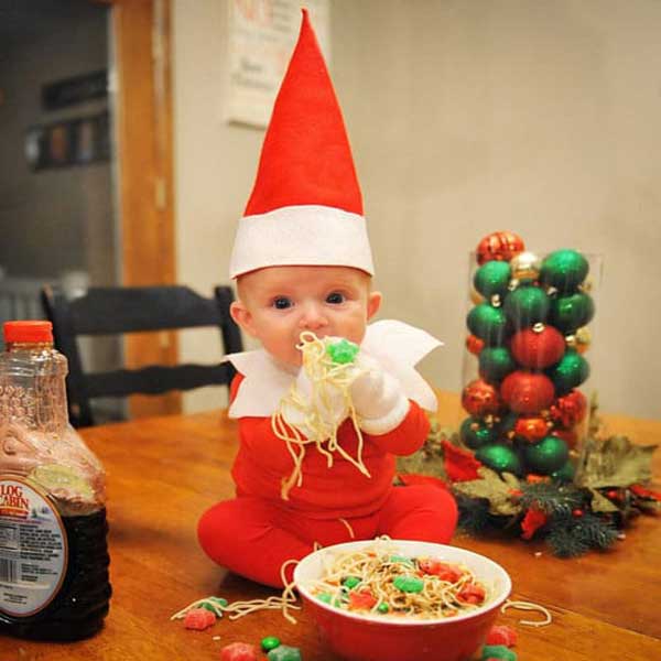 ایده عکاسی از کودک برای کریسمس 2023 در منزل ایده عکس عکس کودک Baby photo idea hdni u;s ;,n; 