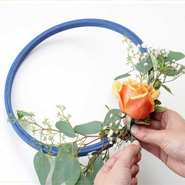 آموزش حلقه گل برای در ورودی + حلقه گل دیواری برای تولد حلقه گل درب ورودی حلقه گل برای استقبال حلقه گل در اتاق حلقه گل پشت دری wreath pgri 'g
