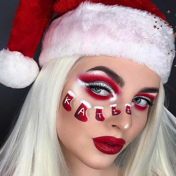 خاص ترین آرایش فانتزی و جذاب برای کریسمس سال 2023 Hvhda thkjcd Fantasy makeup model مدل آرایش پشت چشم آرایش فانتزی دخترانه لوازم آرایش فانتزی آرایش فانتزی چشم آرایش فانتزی عروس مدل آرایش چشم جدید