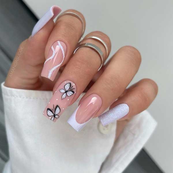 شیک ترین مدل های طراحی ناخن پروانه خاص و فانتزی xvhpd khok \v,hki Butterfly nail design طراحی پروانه ساده طرح پروانه ساده روی ناخن آموزش طراحی پروانه روی ناخن طراحی ناخن در خانه بدون ابزار شیک فانتزی طراحی ناخن آموزش طراحی ناخن ساده فانتزی طراحی ناخن عروسکی آموزش طراحی ناخن حرفه ای