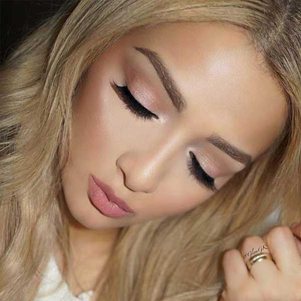 آرایش دخترانه ساده و شیک برای عروسی و مهمانی های ویژه آرایش طبیعی عروس صورت طبیعی آرایش دخترانه شیک عکس آرایش ساده دخترانه آرایش طبیعی دخترانه ایرانی آرایش طبیعی صورت آرایش ساده دخترانه girly make up Hvhda nojvhki