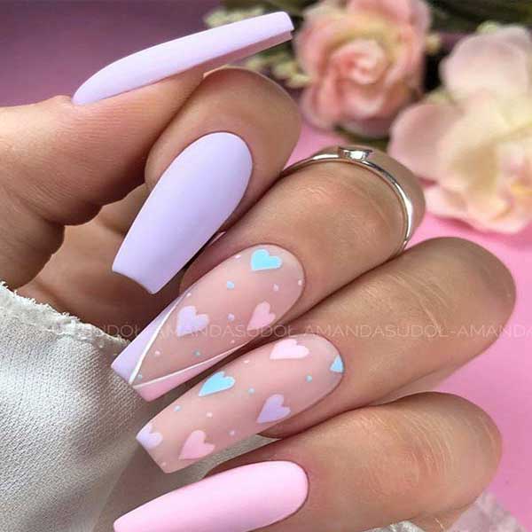 طراحی ناخن پاستیلی برای داشتن یک استایل شیک بهاری کاشت ناخن رنگ پاستیلی رنگ کاشت ناخن جدید لاک نارنجی پاستیلی کاشت ناخن رنگ نود طراحی ناخن با لاک بنفش و صورتی لاک پاستیلی بنفش کاشت ناخن رنگ کالباسی کاشت ناخن رنگ یاسی
