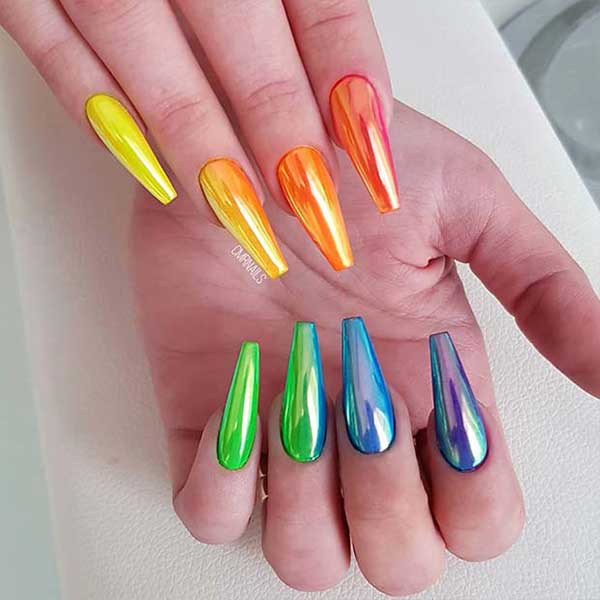 طراحی ناخن رنگین کمانی + کاشت ناخن رنگی رنگی طراحی ناخن رنگی جدید کاشت ناخن رنگین کمانی فرنچ ناخن رنگین کمان طرح ناخن رنگی پاستلی لاک ژل رنگین کمانی ناخن رنگارنگ دخترانه  طراحی رنگین کمان Rainbow Nails xvhpd khok xvhpd khok vk'dk ;lhkd  