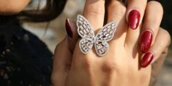 مدل انگشتر پروانه طلا شیک و مجلسی + انگشتر پروانه کوچک