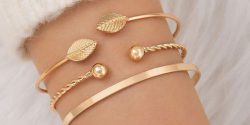 مدل دستبند طلا دخترانه شیک و لاکچری + دستبند دخترانه ژورنالی