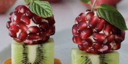 تزیین میوه زمستانی شیک و مجلسی برای تولد و مهمانی های رسمی