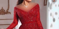 مدل لباس مجلسی قرمز شیک و دخترانه از به روزترین ژورنال ها