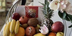 تزیین میوه عیدی عروس شیک و لاکچری + دیزاین میوه پینترستی