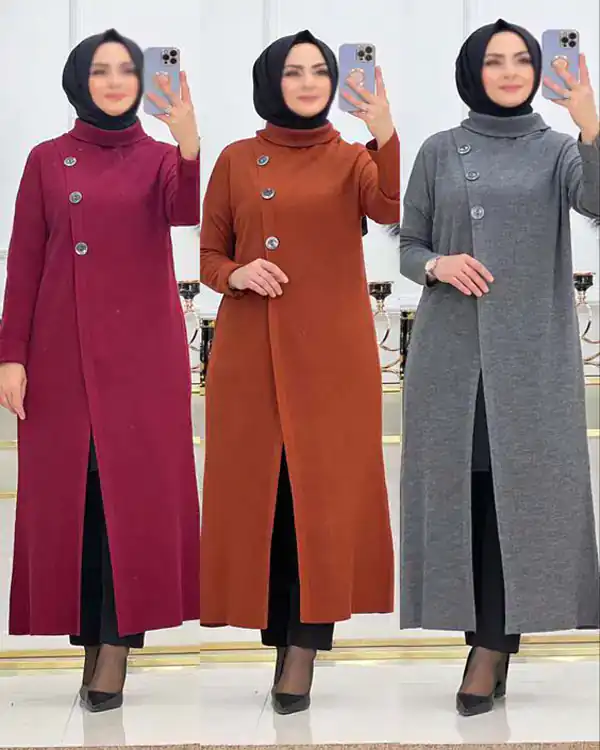 مدل مانتو بلند مجلسی شیک