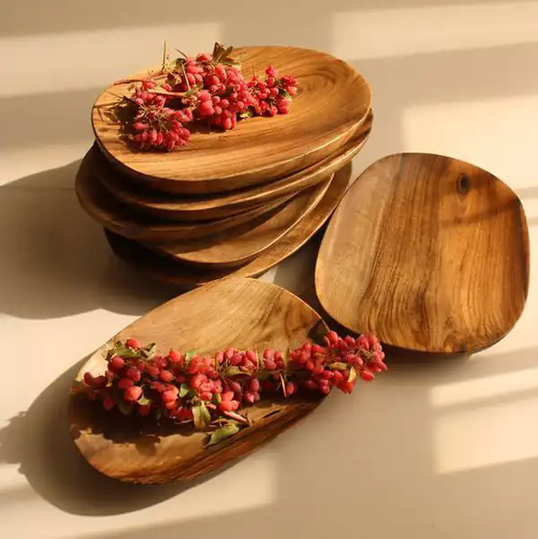 مدل ظروف چوبی بامبو