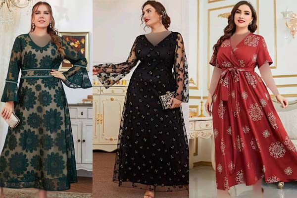 مدل لباس مجلسی سایز بزرگ