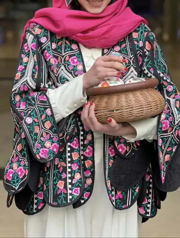 مدل مانتو سوزن دوزی مجلسی