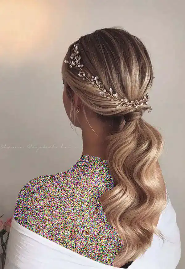 مدل شینیون ساده دخترانه مجلسی