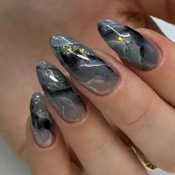 طراحی ناخن ماربل