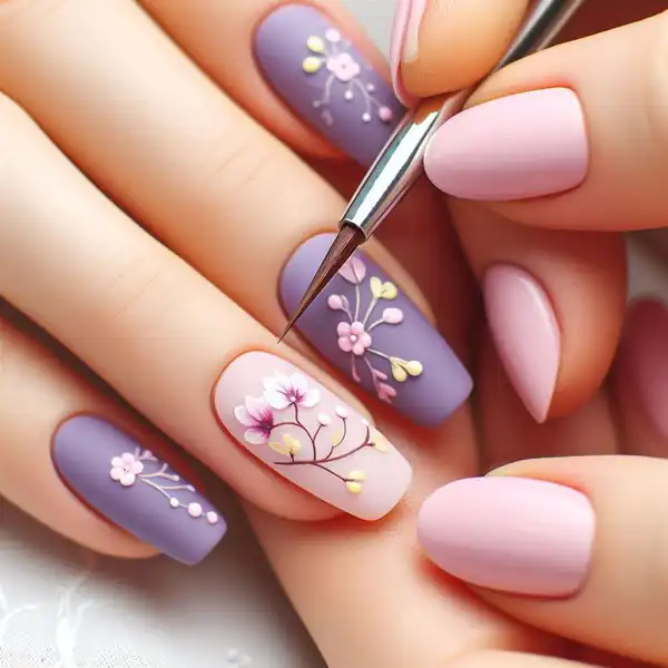 طراحی ناخن تابستانی
