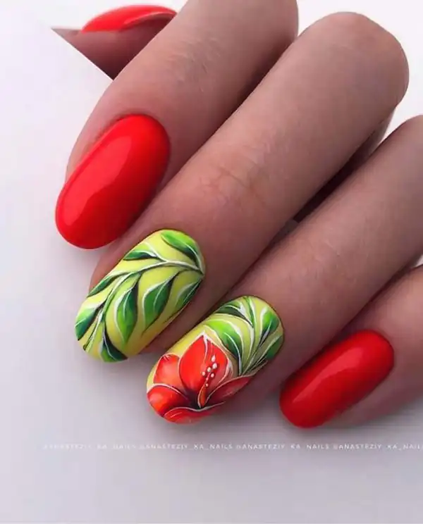 طراحی ناخن تابستانی جدید