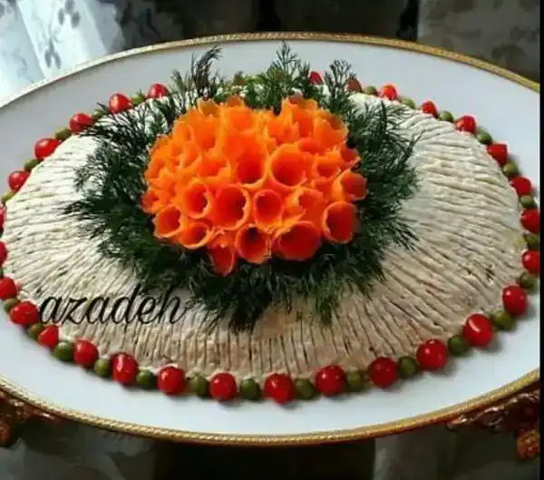 تزیین سالاد الویه جدیدترین