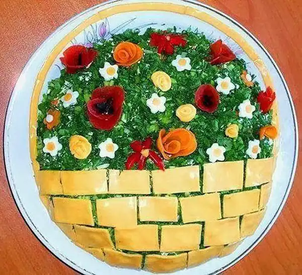 تزیین سالاد الویه جدیدترین