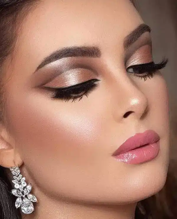 مدل آرایش مجلسی شیک دخترانه