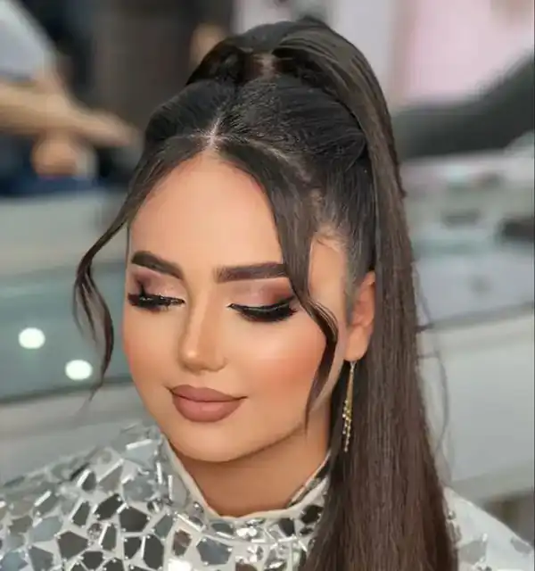 مدل آرایش مجلسی شیک دخترانه