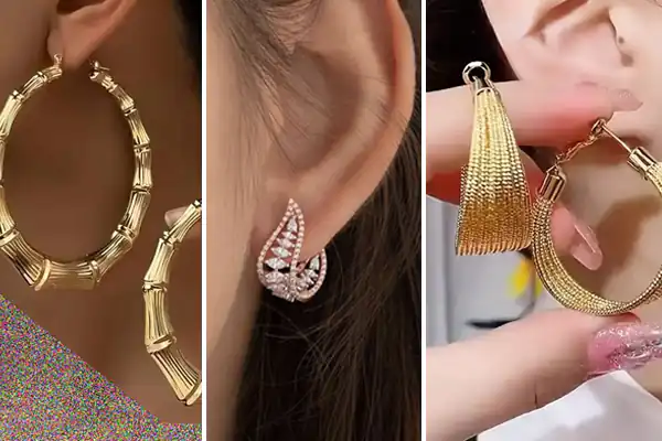 جدیدترین مدل گوشواره حلقه ای