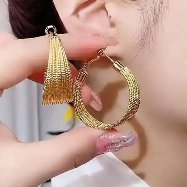 جدیدترین مدل گوشواره حلقه ای