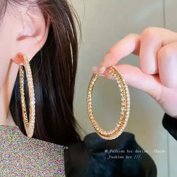 جدیدترین مدل گوشواره حلقه ای
