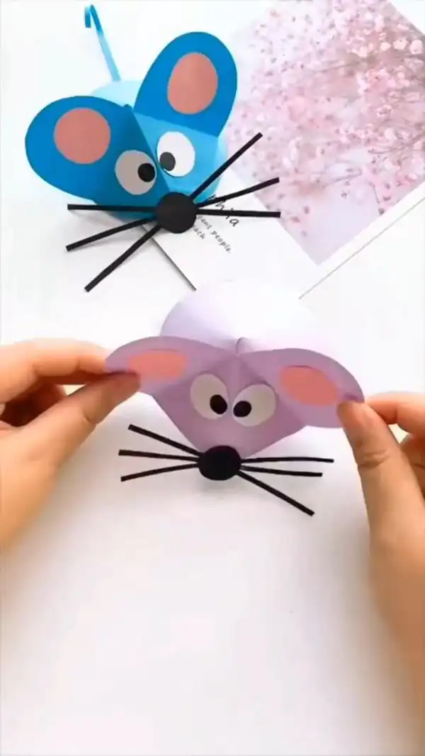 کاردستی با کاغذ رنگی آسان