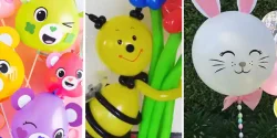 کاردستی با بادکنک برای مدرسه کودکان پیش دبستانی و مهد