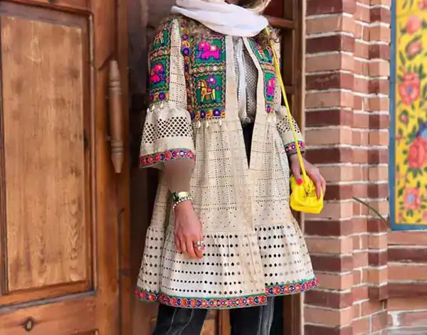 مدل مانتو گلدوزی شده مجلسی