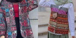 مدل مانتو سوزن دوزی شده شیک و باکلاس اینستاگرام
