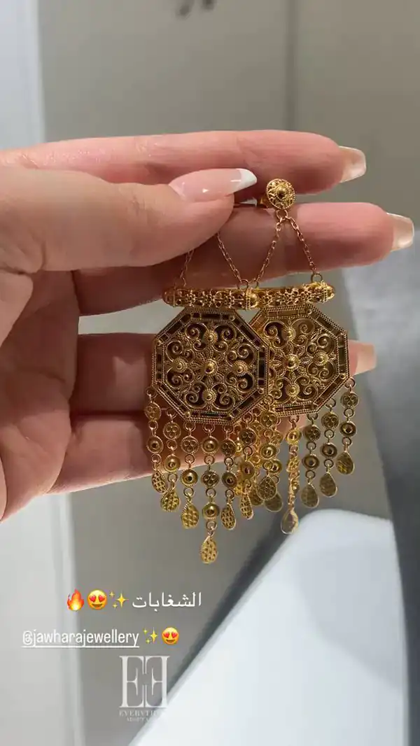 مدل گوشواره طلا امارتی