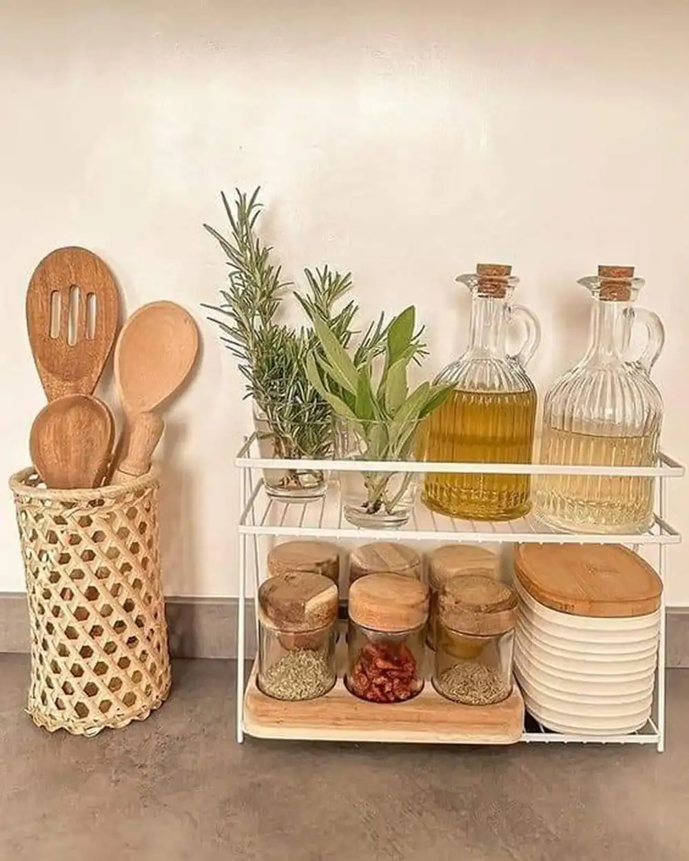 چیدمان روی کابینت