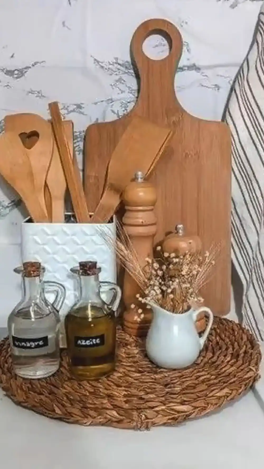 چیدمان روی کابینت