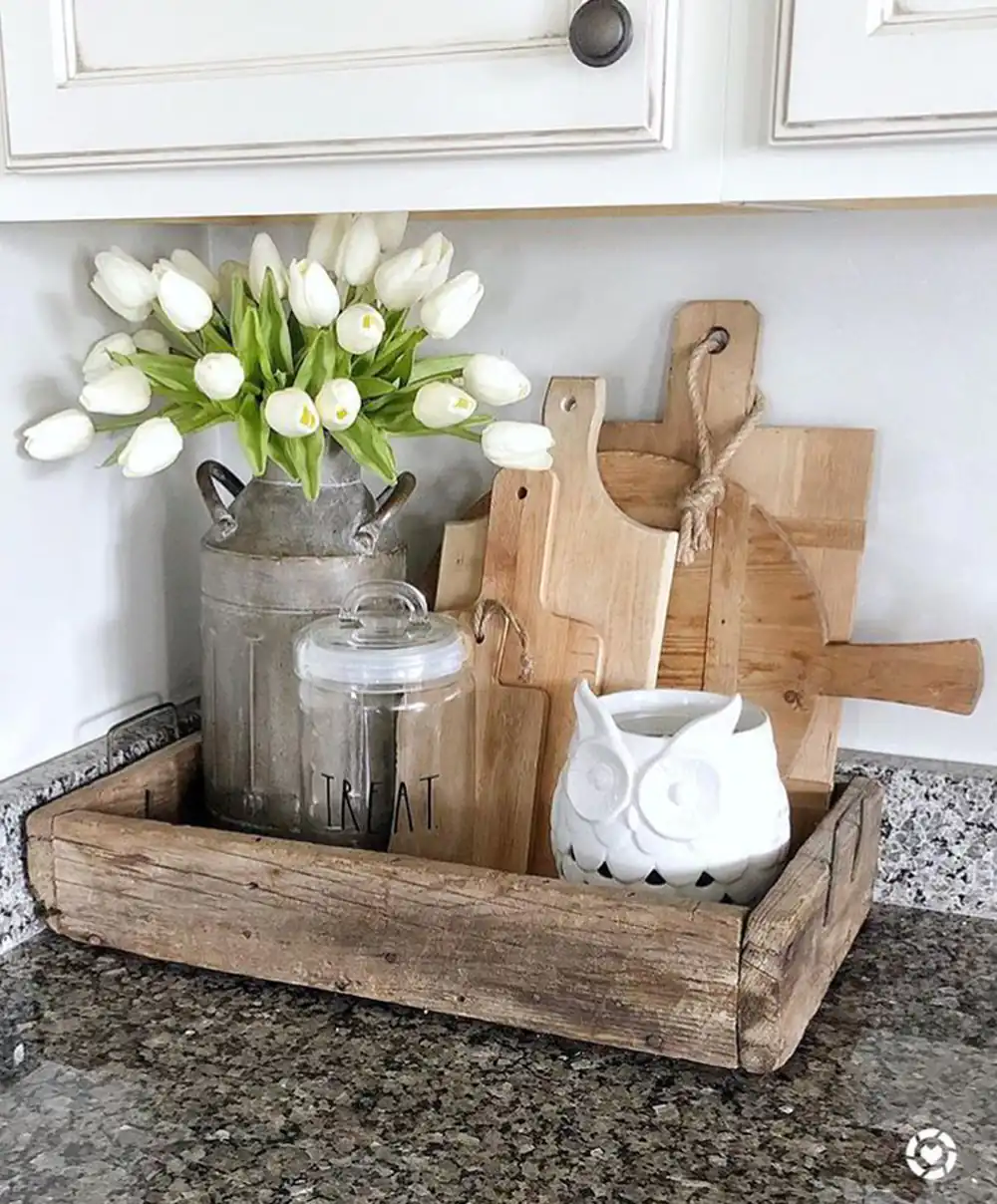 چیدمان روی کابینت