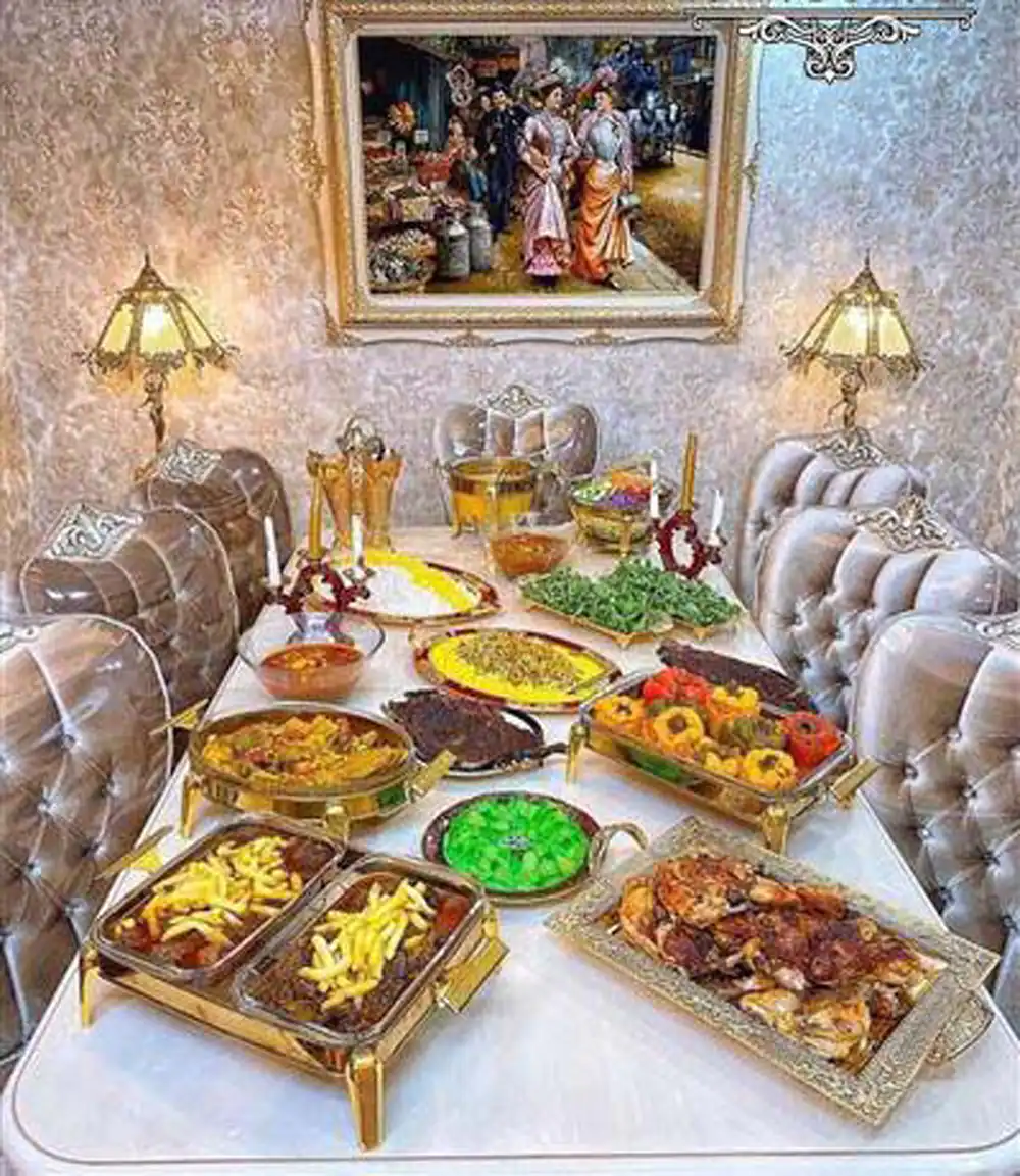 چیدمان سفره مهمانی