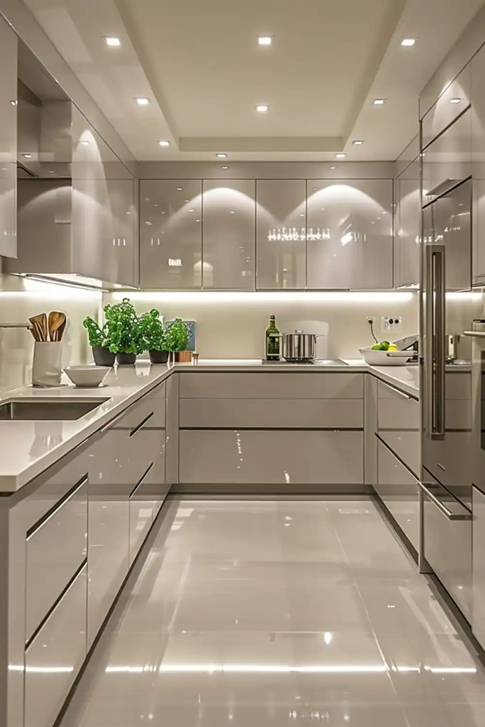 ایده چیدمان روی کابینت