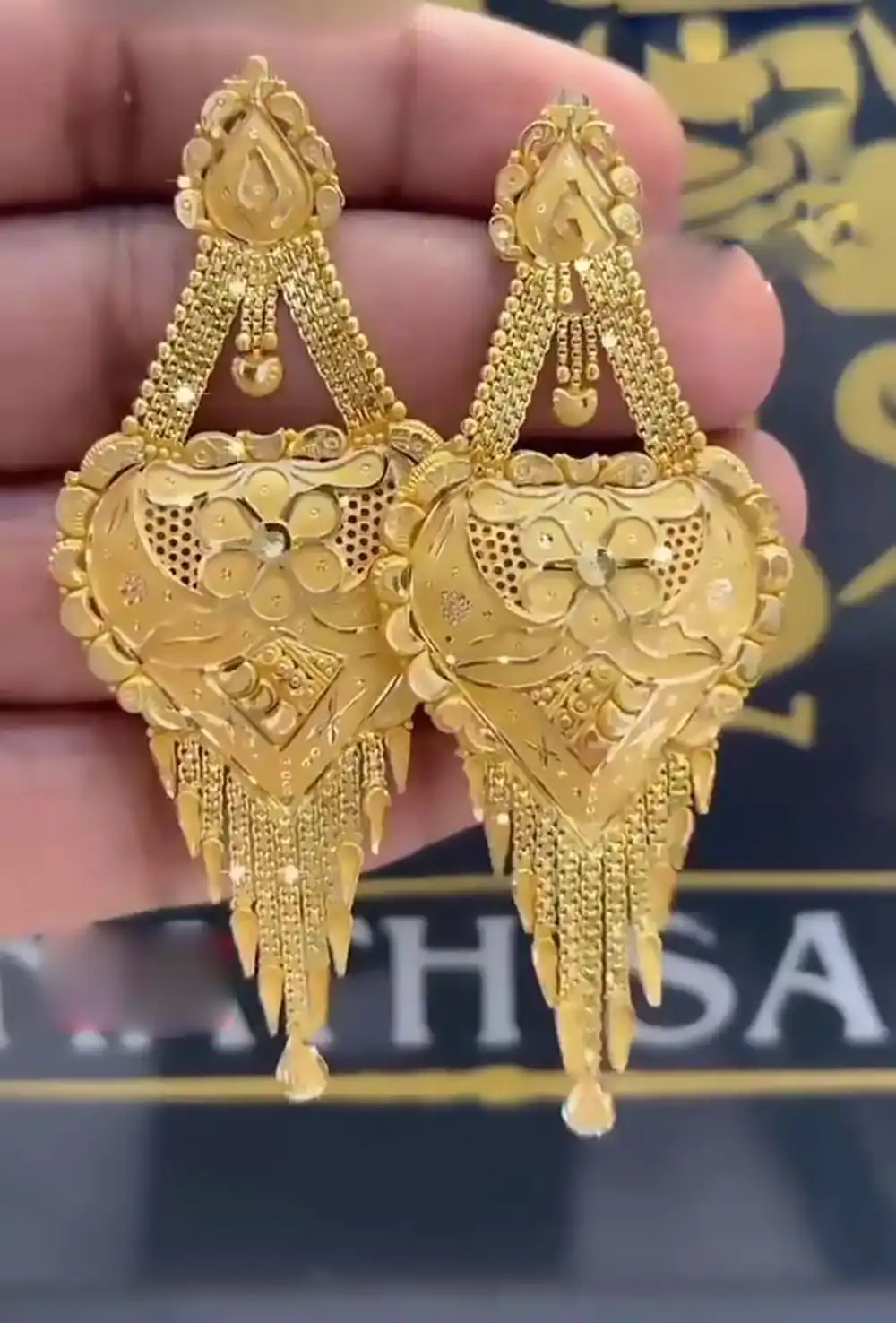 مدل گوشواره طلا آویز بلند