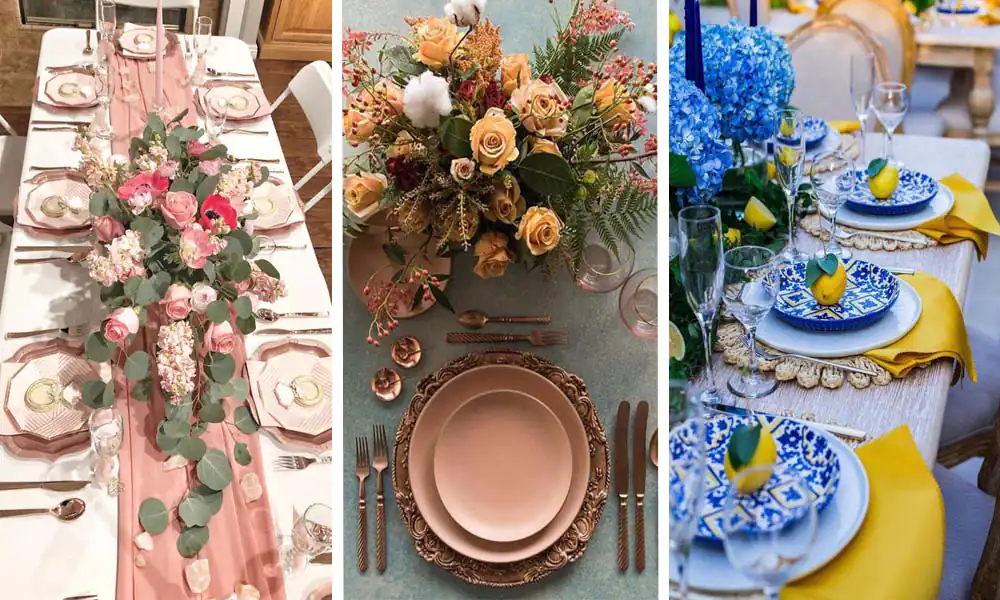 چیدمان میز غذاخوری عروس