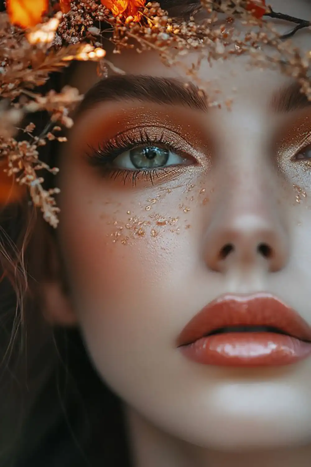 میکاپ پاییزی چشم