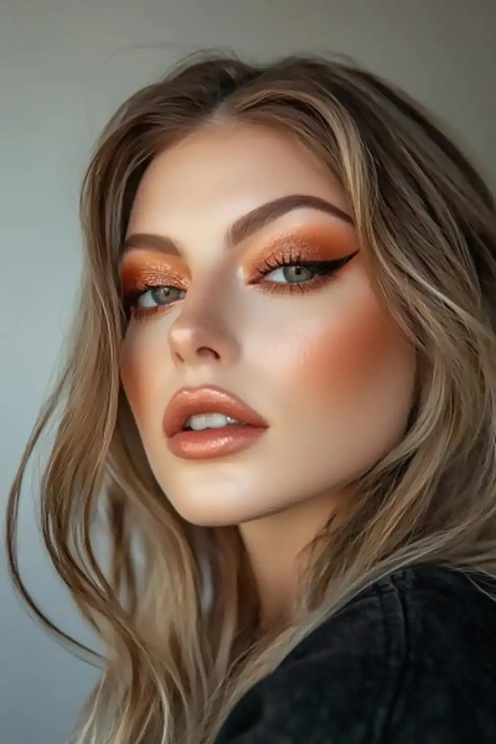 میکاپ پاییزی چشم