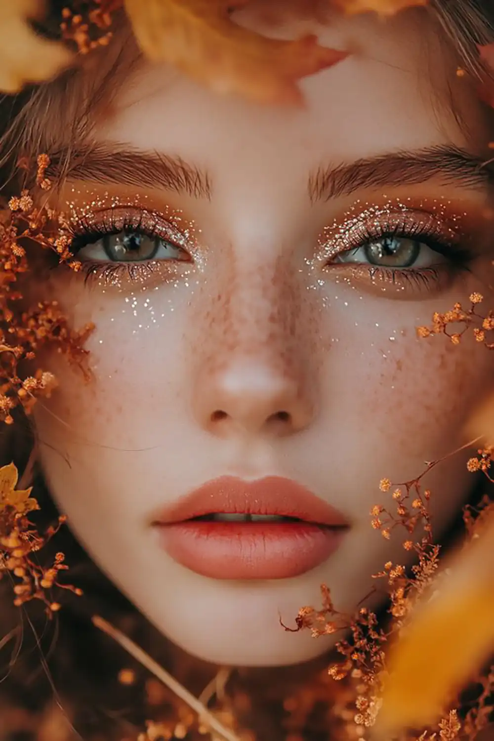 میکاپ پاییزی چشم
