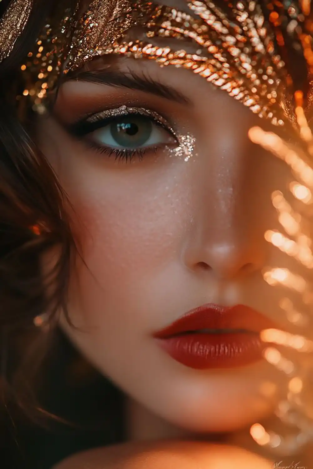 میکاپ پاییزی چشم