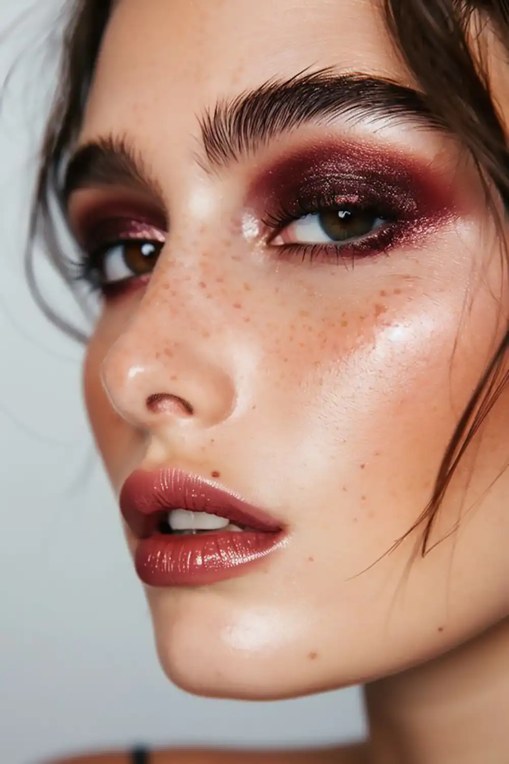 میکاپ پاییزی چشم